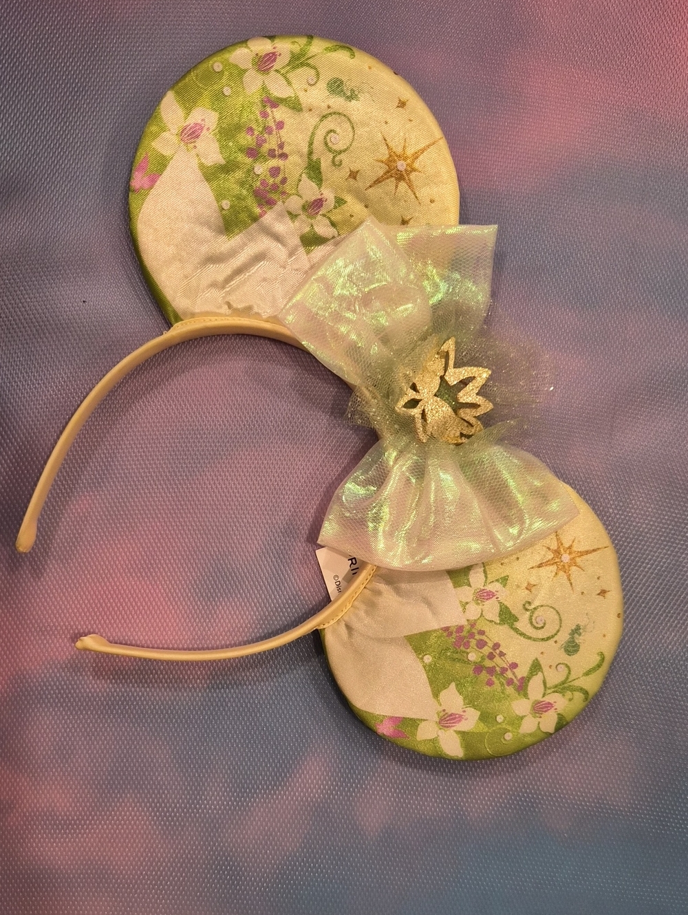 Disney Green and White Fairy Mouse Ears Tatiana